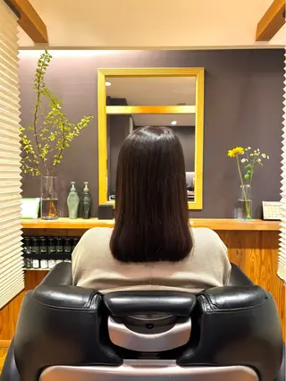 ロング メンズ✂️レディス 岩井勇磨のヘアスタイル