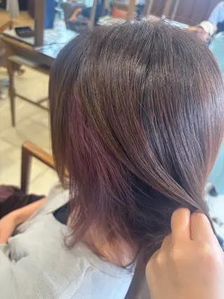 ミディアム カラー ハイトーン/寒色系 カラー/Risa🌿のヘアスタイル