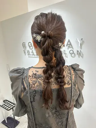 ロング ヘアアレンジ レイヤー/ヘアセット 💐nao.のヘアスタイル