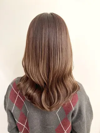 ロング コテ巻き風パーマ サトウタケル 表参道のヘアスタイル