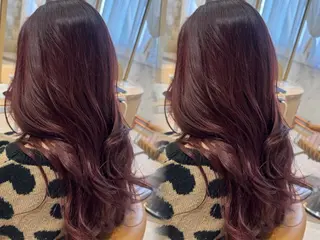 ロング カラー 橋本 りくのヘアスタイル