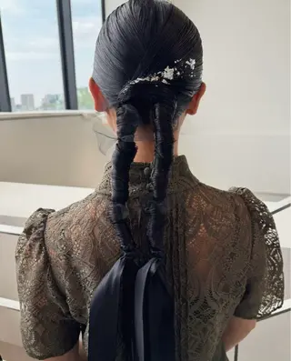 ロング ヘアアレンジ KAWATOKO MISUZUのヘアスタイル