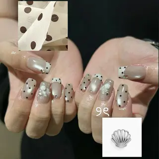 ネイル パラあり！フィルイン 美フォルムのネイルデザイン