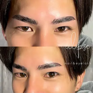 メンズ アイブロウ eclipse eyelashのマツエク・マツパデザイン