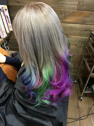 セミロング ロング カラー 🧡ショートの達人 🧡SHOのヘアスタイル