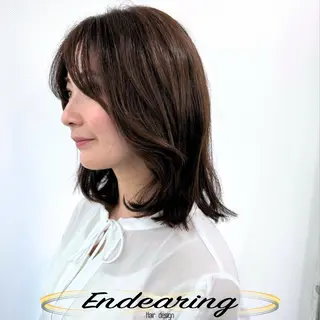 カラー 柳田 怜那/銀座 Endearingのヘアスタイル