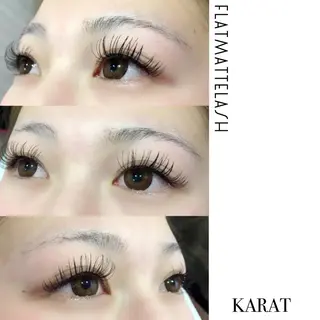 マツエク・マツパ ★KAEDE★伊勢崎 【KARAT】のマツエク・マツパデザイン