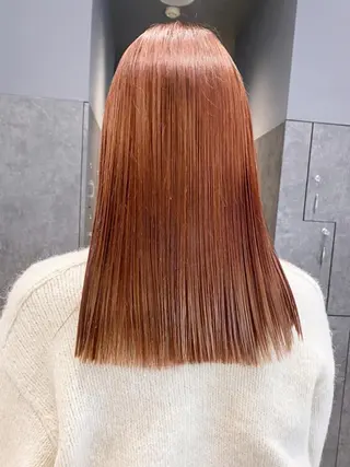 ミディアム カラー パーマ ヘアアレンジ ITbyALBUM 中野店のヘアスタイル