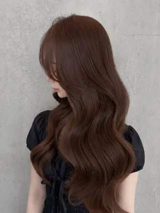 セミロング カラー trinity KOHARUのヘアスタイル
