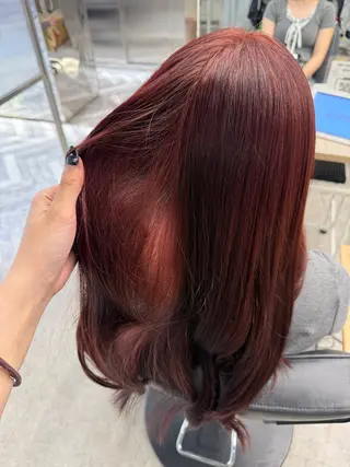 ロング ワンホン× ハイトー ン🪞✨ARISAのヘアスタイル