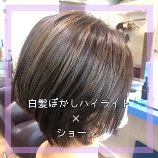 ショート カラー 星 沙織のヘアスタイル