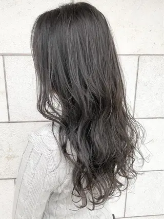 セミロング カラー ヘアアレンジ 1日1名限定 【代表】 HIDE.のヘアスタイル
