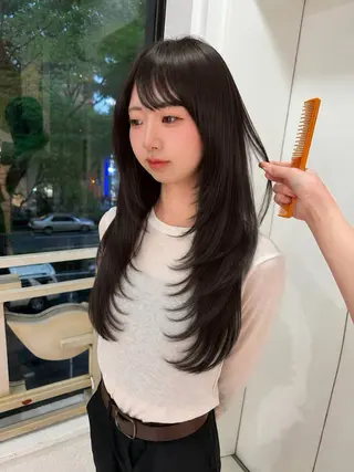 ロング まろやか艶ベージュ 🧸🪞Honoのヘアスタイル