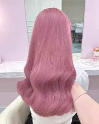 ロング カラー ハイトーンカラー💞 くるみ🎀のヘアスタイル