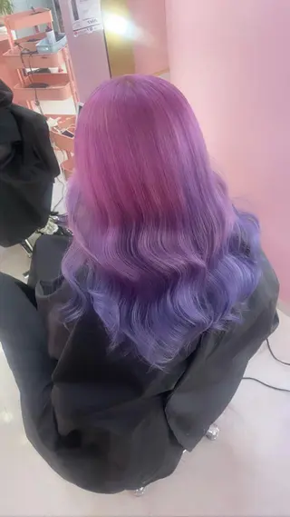 ロング カラー 町田ブリーチ特化 MANATOのヘアスタイル