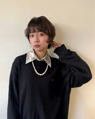 ショート 久富 紗弓のヘアスタイル
