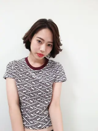 ミディアム over two 藤が丘のヘアスタイル