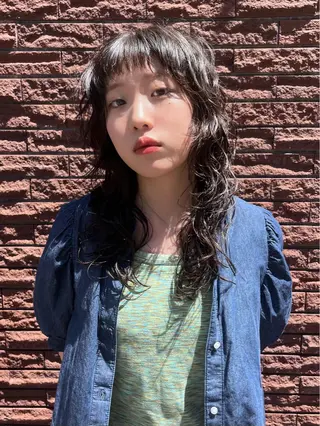 パーマ こうのゆうか/ デザインパーマのヘアスタイル