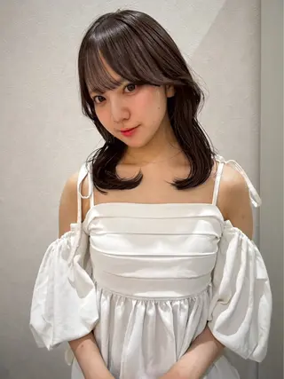 ミディアム カラー 三宅 壱輝のヘアスタイル