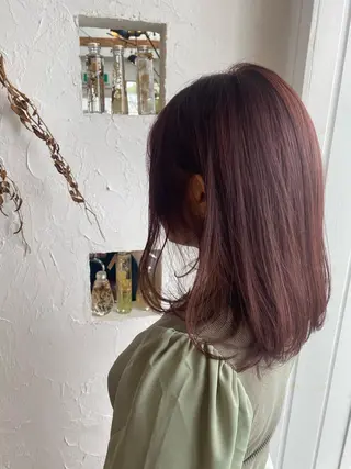 ミディアム カラー 豊橋美容院 ソンリエのヘアスタイル