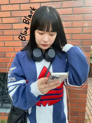 セミロング 五十嵐 未悠のヘアスタイル