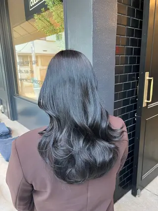 セミロング カラー 🦄垢抜けボブ特化× 暖色カラー未来🦄のヘアスタイル