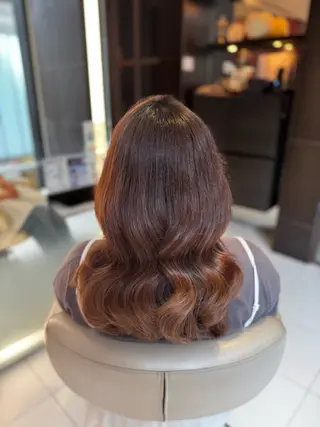 セミロング カラー 🤍たむら みなみ 銀座🤍のヘアスタイル