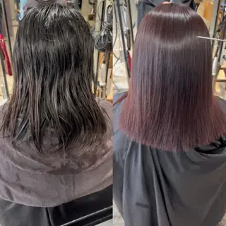 ブリーチ矯正髪質改善 ✨オオエタクミのヘアスタイル