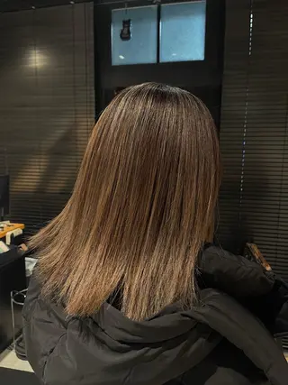 セミロング カラー rin 🖤〈大宮〉のヘアスタイル
