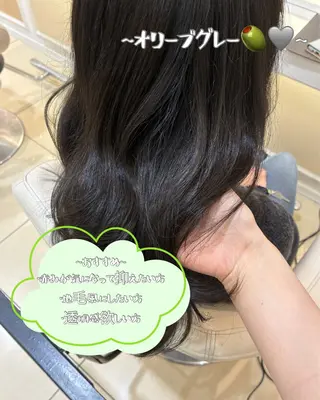 セミロング カラー 🫧Ash中目黒 Kotoka🫧のヘアスタイル
