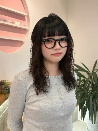 セミロング パーマ Haruka /大宮美容室のヘアスタイル