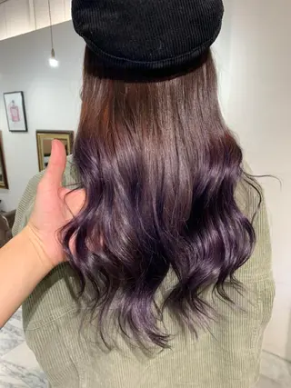 ロング カラー エクステ(レミー毛) NINEのヘアスタイル