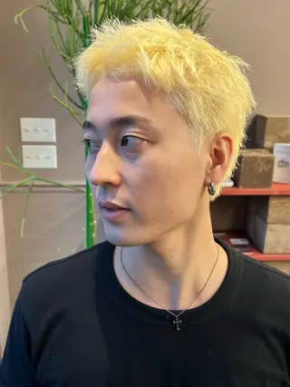 ショート カラー メンズ 小笠原悠斗 /メンズヘアのヘアスタイル