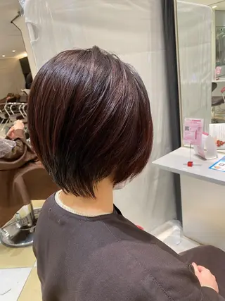 ショート カラー 💜髪質改善美髪💜 星野清光のヘアスタイル