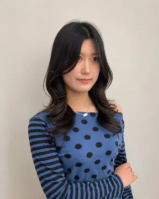 セミロング 峠 祐樹のヘアスタイル
