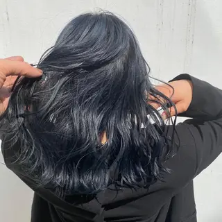 セミロング 派手髪支持率No1 Eisukeのヘアスタイル