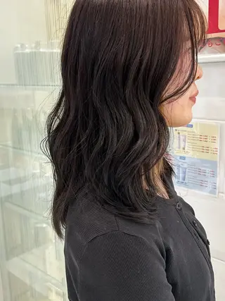 セミロング 池田 翔元のヘアスタイル
