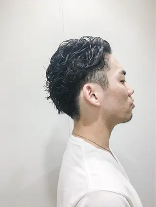 ショート パーマ ヘアアレンジ メンズ メンズスタイル ly本厚木のヘアスタイル