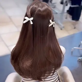 ロング ヘアアレンジ 渋谷/ 縮毛矯正/AYAのヘアスタイル