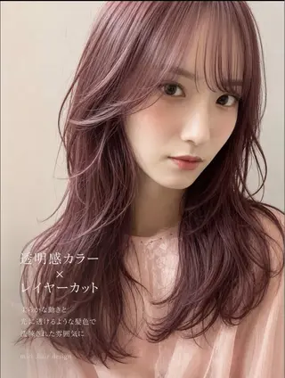 セミロング miri髪質改善 久留米/韓国のヘアスタイル