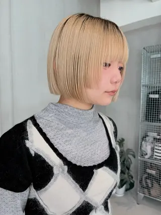 ショート マツイ モモノのヘアスタイル
