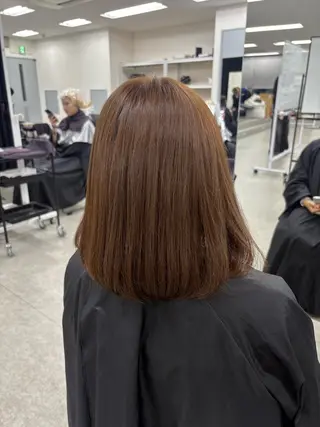 ミディアム カラー 💕мei 透明感カラー💕のヘアスタイル