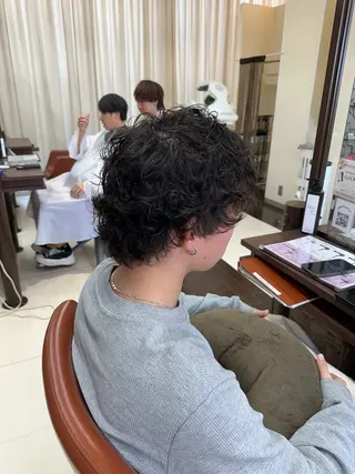 ショート カラー パーマ メンズ 成田No.1 メンズヘア/清和武虎のヘアスタイル