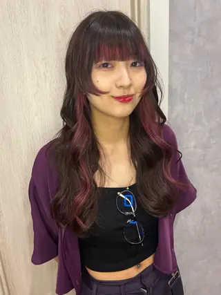 セミロング アートディレクター ワダヒサノリのヘアスタイル
