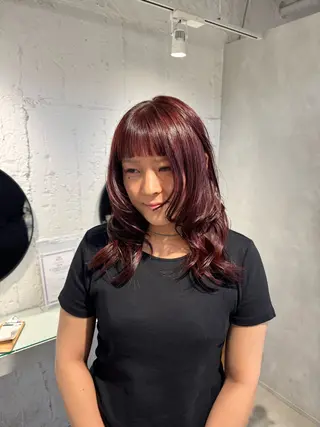セミロング 100％可愛い顔周り 💓レイヤー/しずくのヘアスタイル