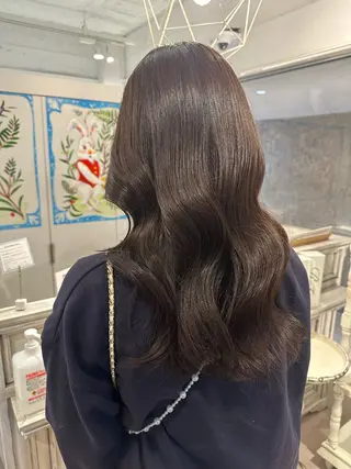 セミロング カラー 透明感/レイヤー/ 姫カット Fukuのヘアスタイル