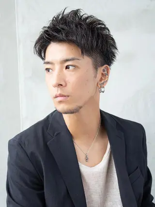 メンズ パーマ メンズ特化 TAKE高崎のヘアスタイル