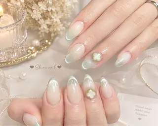ネイル shine 🎀 長さ出し専門のネイルデザイン
