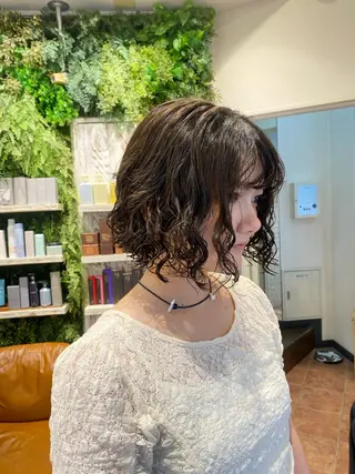 パーマ 🌀ボブ/ミディアム /パーマ🌀ayaのヘアスタイル