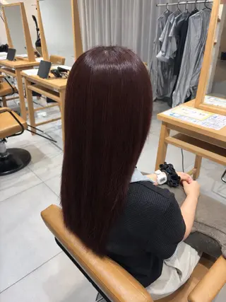 セミロング カラー 上大岡/カラーモデル nanoka🐈‍⬛のヘアスタイル